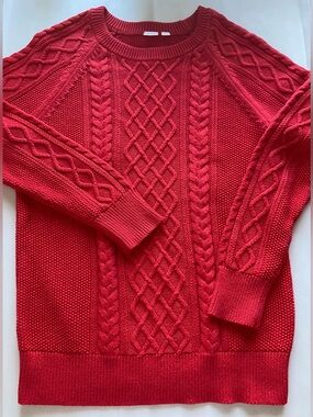 Gap Fisherman knit Crewneck sweater Size S classic comfy fall winter